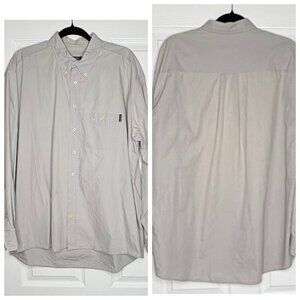 VTG 90s CAMEL ACTIVE Light Gray  Long Sleeve Regular Fit Shirt XL